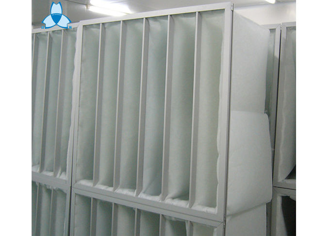 Kommerzielle waschbare Hvac-Luftfilter, Luftsack-Filter-Klimaanlagen-Belüftung 0