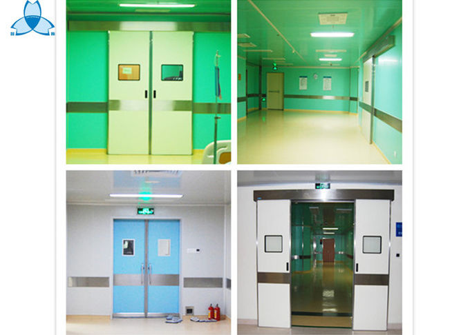 Edelstahl-Krankenhaus-Luftfilter-elektrische Krankenhaus-Doppeltüren für Krankenhauszimmer 2
