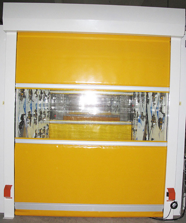 W1800mm-Fracht-Luft-Duschtunnel mit schnelle Geschwindigkeits-Fensterladen-Türen für für Gabelstapler, Pulver beschichtete Stahlmaterial 1