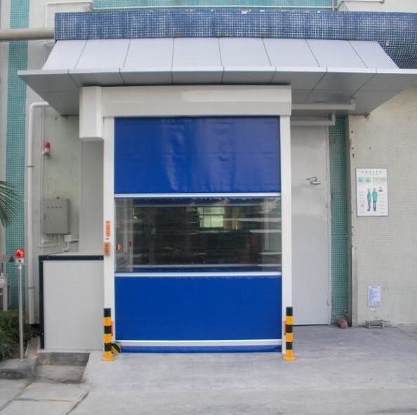 Antistatische PVChochgeschwindigkeitsfensterladen-Selbsttür/schnelle Geschwindigkeits-Rollen-Tür für Fabrik-Werkstatt 2