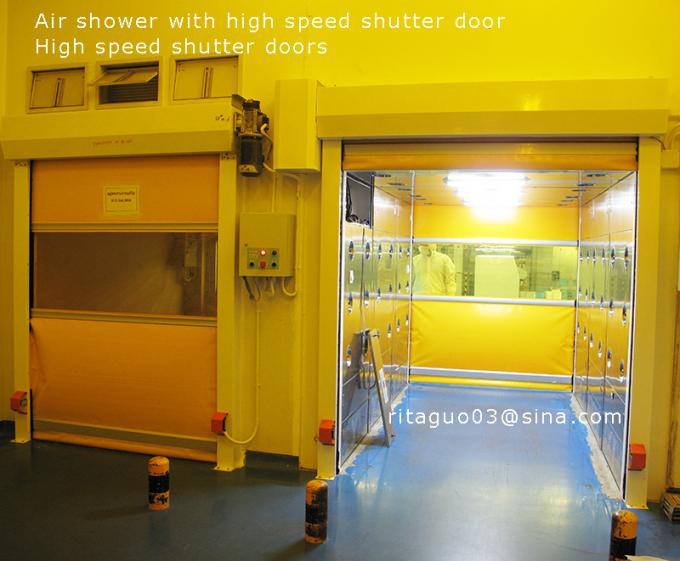 Große Fracht 400W Cleanroom-Luft-Dusche mit Fensterladen-Tür, HEPA-Filter 4