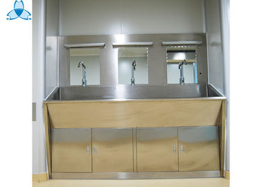 Drei Spiegel-Händewaschen-Badezimmer-Becken-Kabinette mit der drei Positions-automatischen Induktion