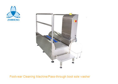 T 2,0 Fußbekleidungs-Reinigungs-Maschine/Durchlauf Millimeter-Edelstahl-304 durch Stiefel-Sohlen-Waschmaschine