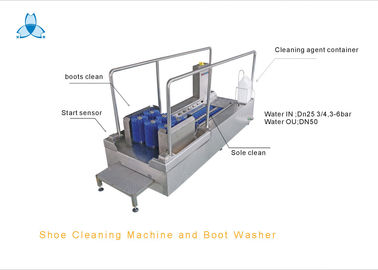 kaufen Edelstahl-Schuh-Reinigungs-Maschine, Stiefel-Waschmaschine für Nahrungsmittelfabrik online manufacture