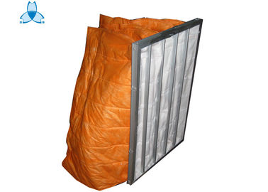kaufen Mittlere Taschen-Luftfilter Hvac-Rohr-Reinigung der Leistungsfähigkeits-F6, niedriger Anfangsdruckabfall online manufacture