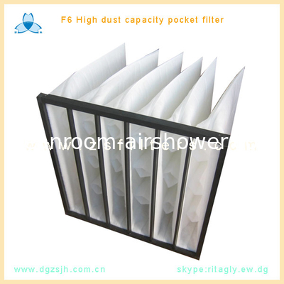 kaufen F6 Starrer Taschenluftfilter 24x24x24 Zoll Synethischer Filber für Gasturbinen online manufacture