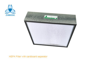 kaufen Filter des Metallrahmen-HEPA mit Papiertrennzeichen für Reinraum-Luft-Dusche, Klimaanlage-Einheit online manufacture