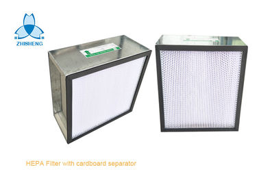 kaufen Anodisierter Wegwerf-H13 H14 HEPA Filter-Kasten des Aluminium- Rahmen-mit Fiberglas-Medien online manufacture