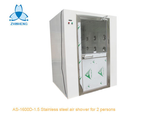 kaufen Edelstahl-Pendeltüren Cleanroom-Luft-Dusche für Person 2 online manufacture