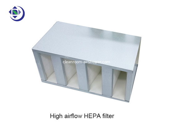 kaufen Galvanisierter hoher Aiflow Filter des Rahmen-H13 H14 des Vertrags-HEPA online manufacture