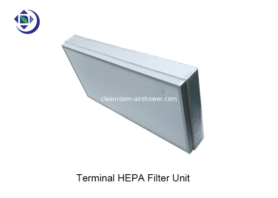 kaufen Anodisierter Wegwerf-H13 H14 HEPA Filter-Kasten des Aluminium- Rahmen-mit Fiberglas-Medien online manufacture