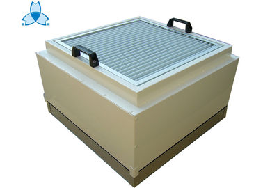 0,3 μM 220V Fan-Filtrationseinheiten FFU mit HEPA-Filter und filtern vor Größe 615x615mm, pulverisieren überzogenes Stahlmaterial