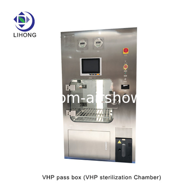 Vertikale Installation VHP Luftdusche Passbox mit 2 kW Leistung für die Sterilisation