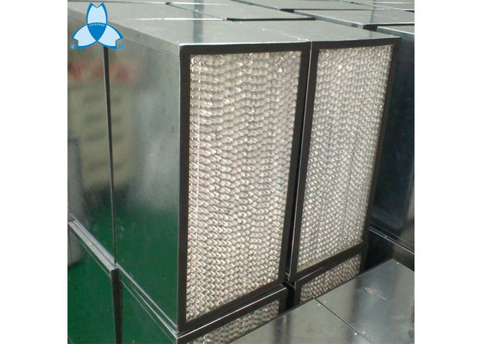 Galvanisiertes Rahmen Hepa-Luftfilter-kastenähnliches Aluminiumtrennzeichen für pharmazeutisches, Labor 0