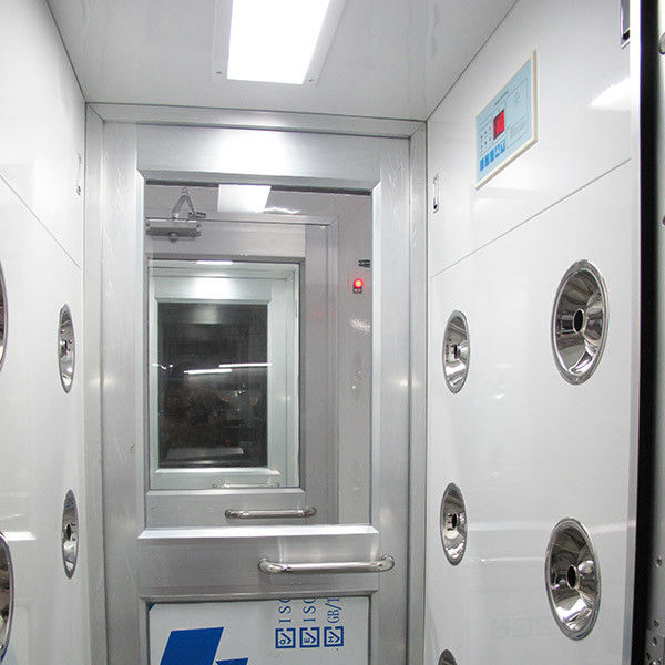 Automatische Schlagcleanroom-Luft-Dusche mit W730mm-Aluminiumpendeltür, 1230mm Breite 0