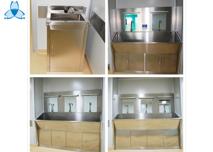 Drei Spiegel-Händewaschen-Badezimmer-Becken-Kabinette mit der drei Positions-automatischen Induktion 2