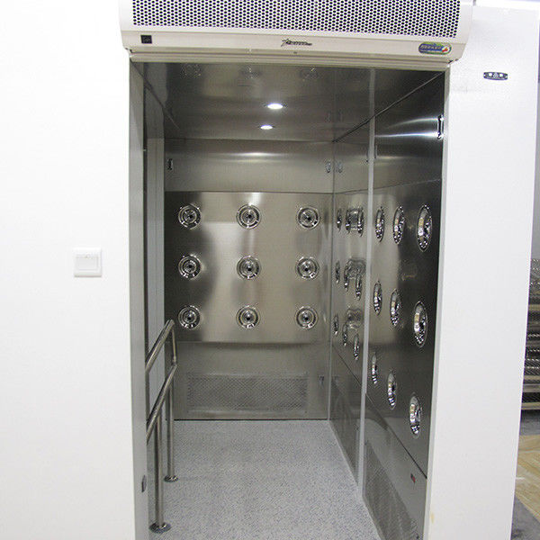90 Grad-Drehungs-Personal-Luft-Duschtunnel, Reinraum-Ausrüstungen mit gemaltem Stahlmaterial 0