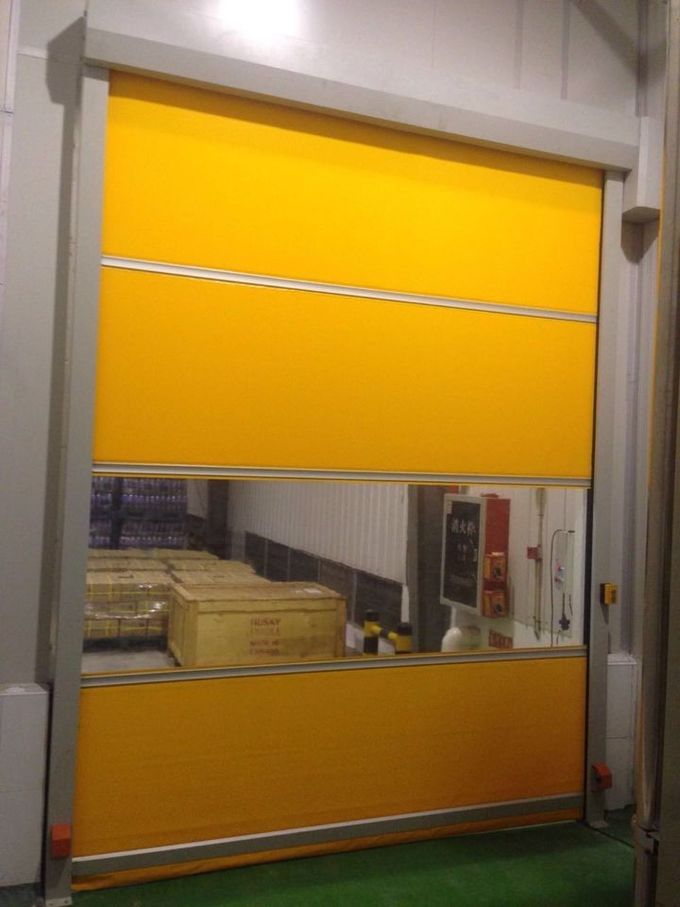 Antistatische PVChochgeschwindigkeitsfensterladen-Selbsttür/schnelle Geschwindigkeits-Rollen-Tür für Fabrik-Werkstatt 0