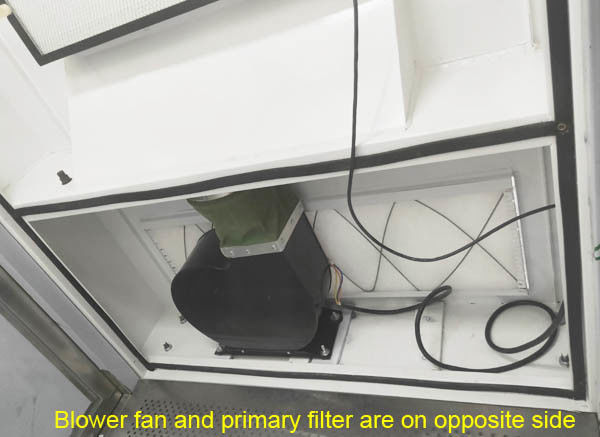 ROHS-Cleanroom-Luft-Duscheinheit schließen an Staub-Kollektor-Steuerung durch PLC und Touch Screen an 3